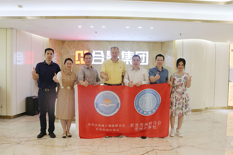 莞城街道領(lǐng)導(dǎo)蕭健峰一行走訪合景建設(shè)集團，共謀企業(yè)發(fā)展新篇章
